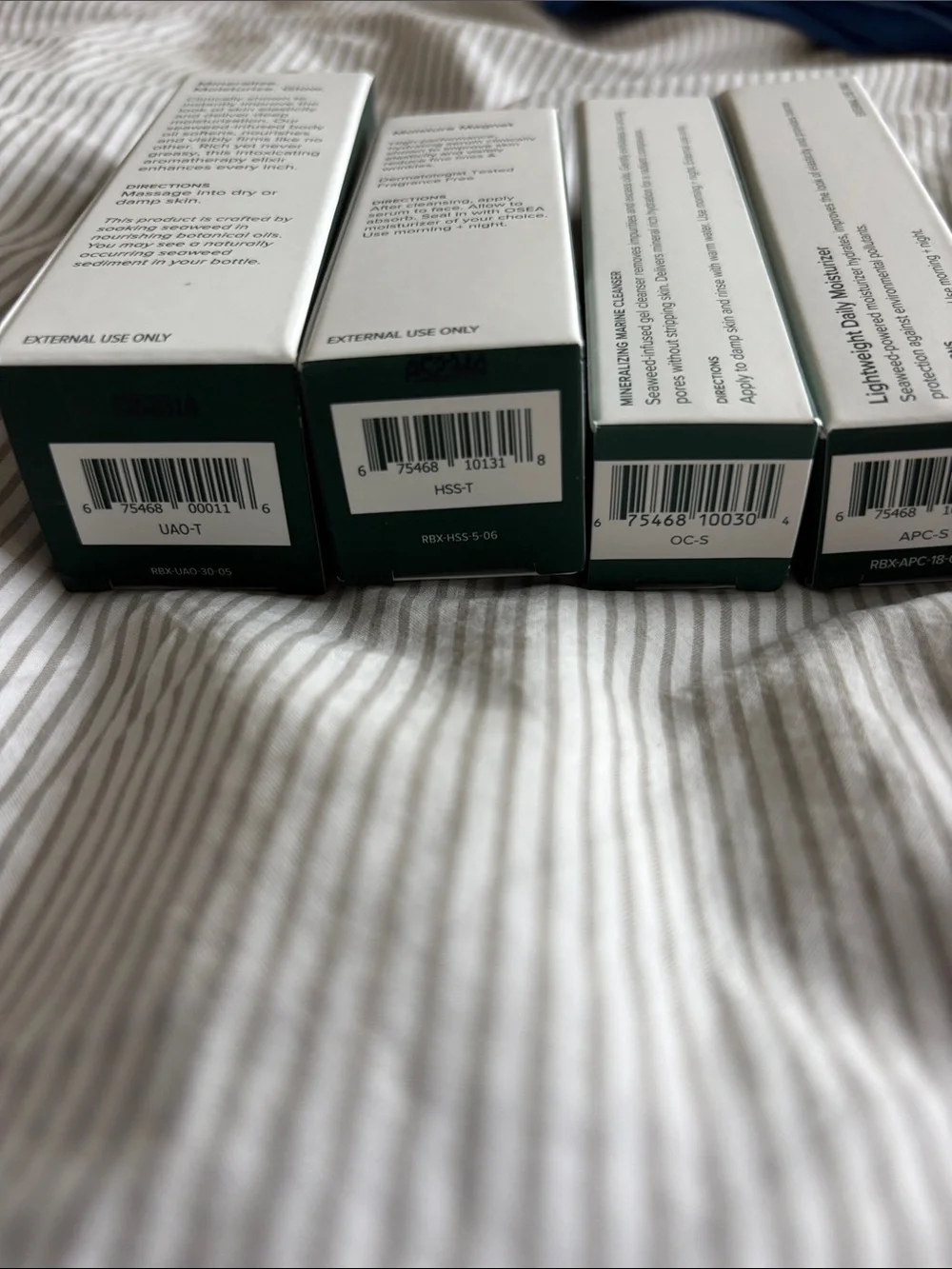 OSEA Face + Body Bestsellers Travel Size: cleanser, moisturizer,serum, body oil